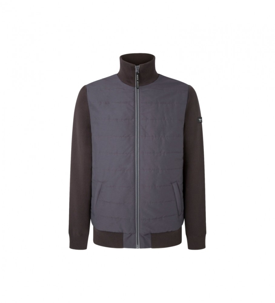 Jaqueta Pepe Jeans Snell Mock, azul-marinho, preta
