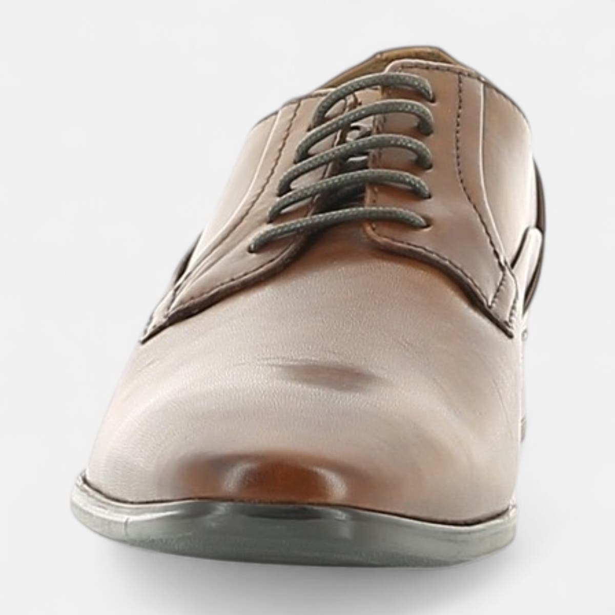 Derbies Homme en cuir cognac