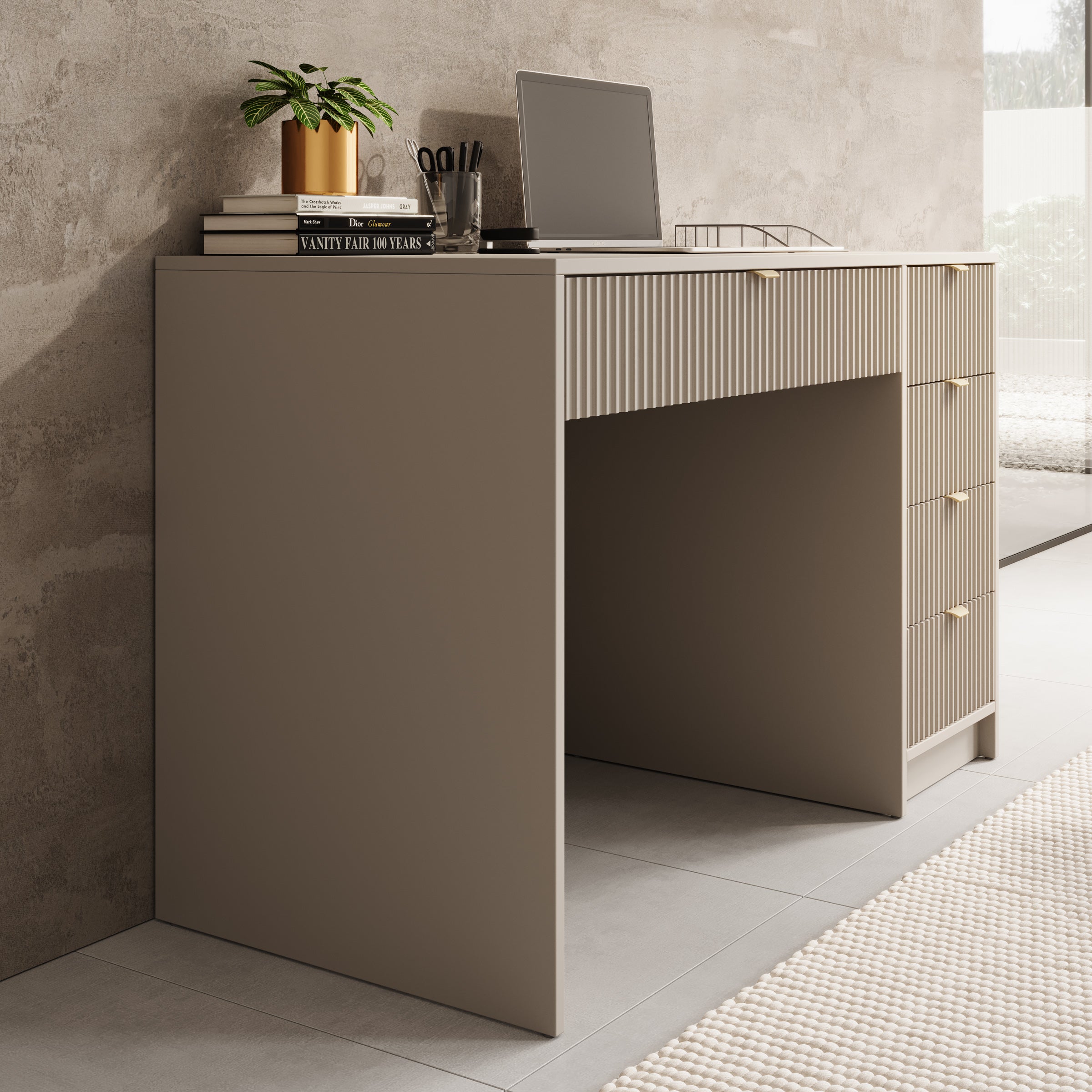 Tavares - Bureau - Beige - 120x55 cm