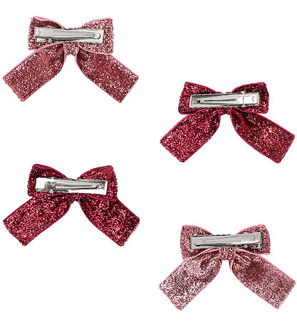 Konges Sløjd Haarspangen - 4er-Pack - Pink Mix