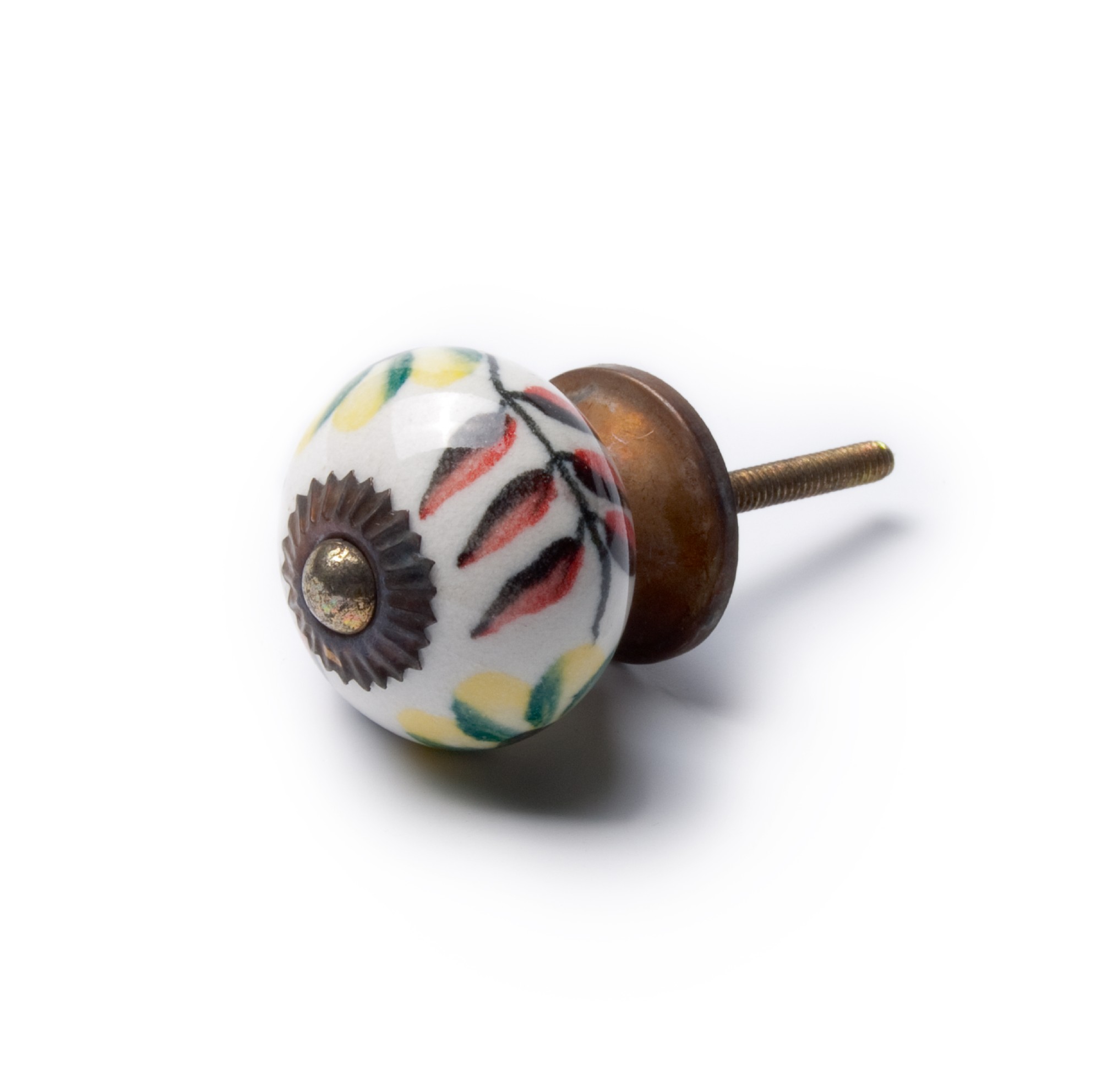 Keramik-Knauf, weiß, multicolor, Ø 3,5 cm günstig bestellen