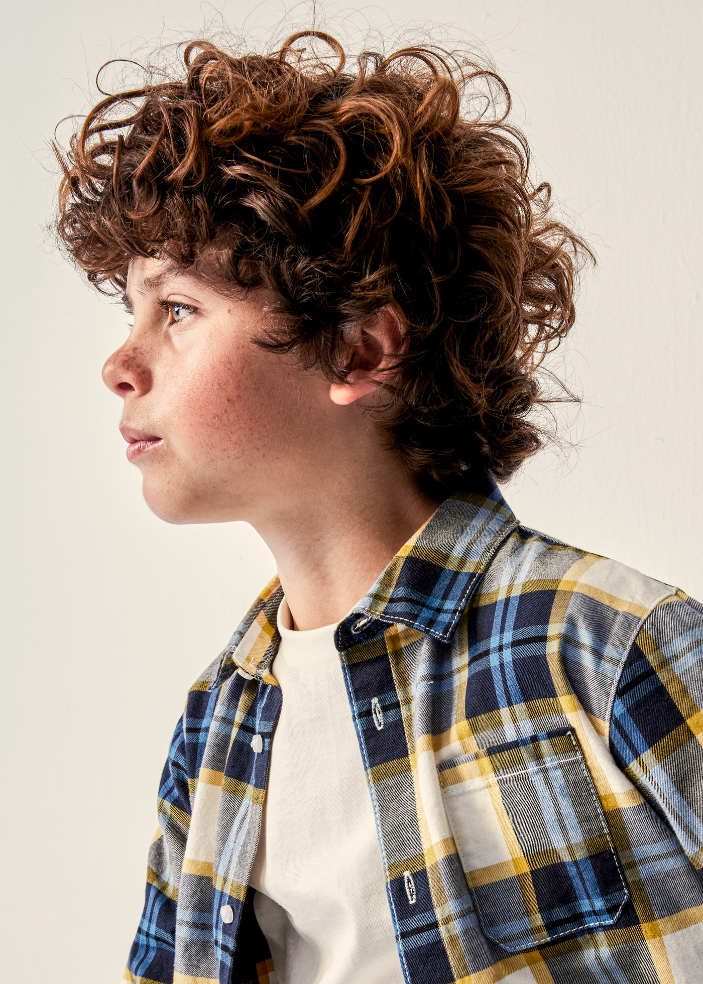 Camisa xadrez Better Cotton para meninos