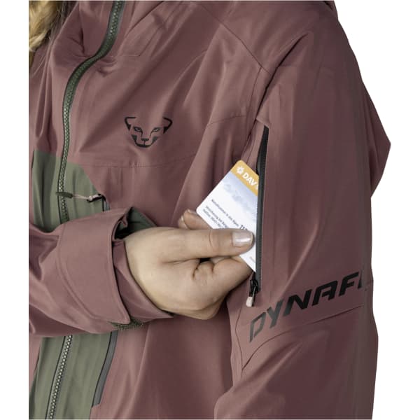 Veste ski de randonnée DYNAFIT TIGARD 3L STRETCH JKT W DARK ROSE