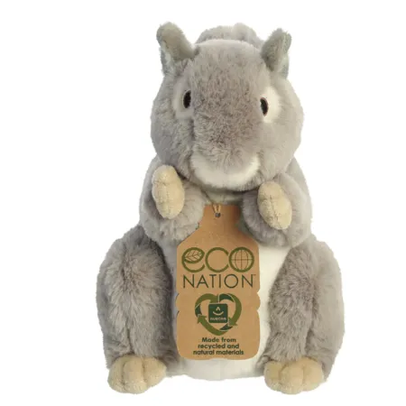 Aurora Eco Nation Eichhörnchen, grau-weiß, 20.32 cm
