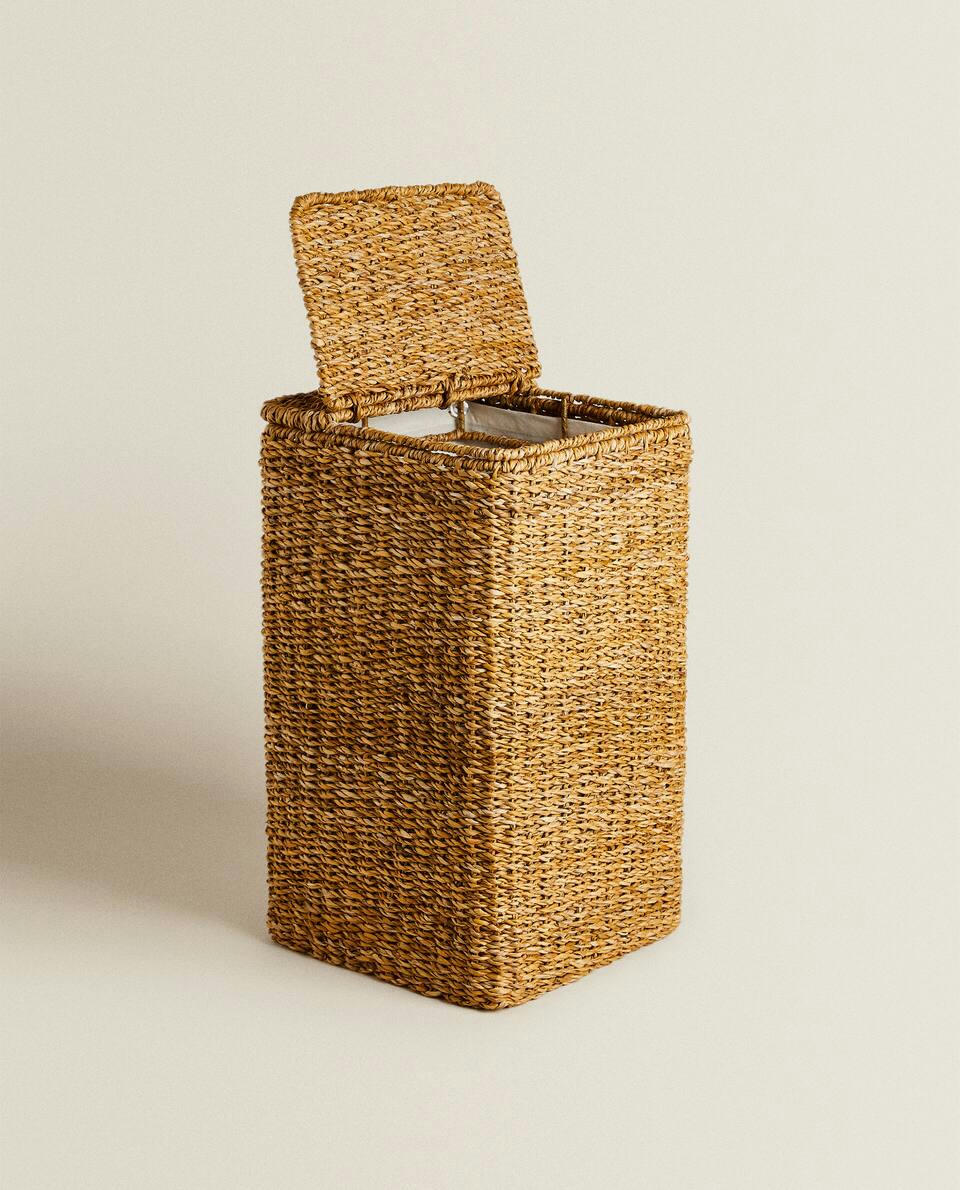 CESTO DE ROUPA TRAMADO