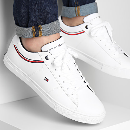 Baskets Essential Leather 3887 White