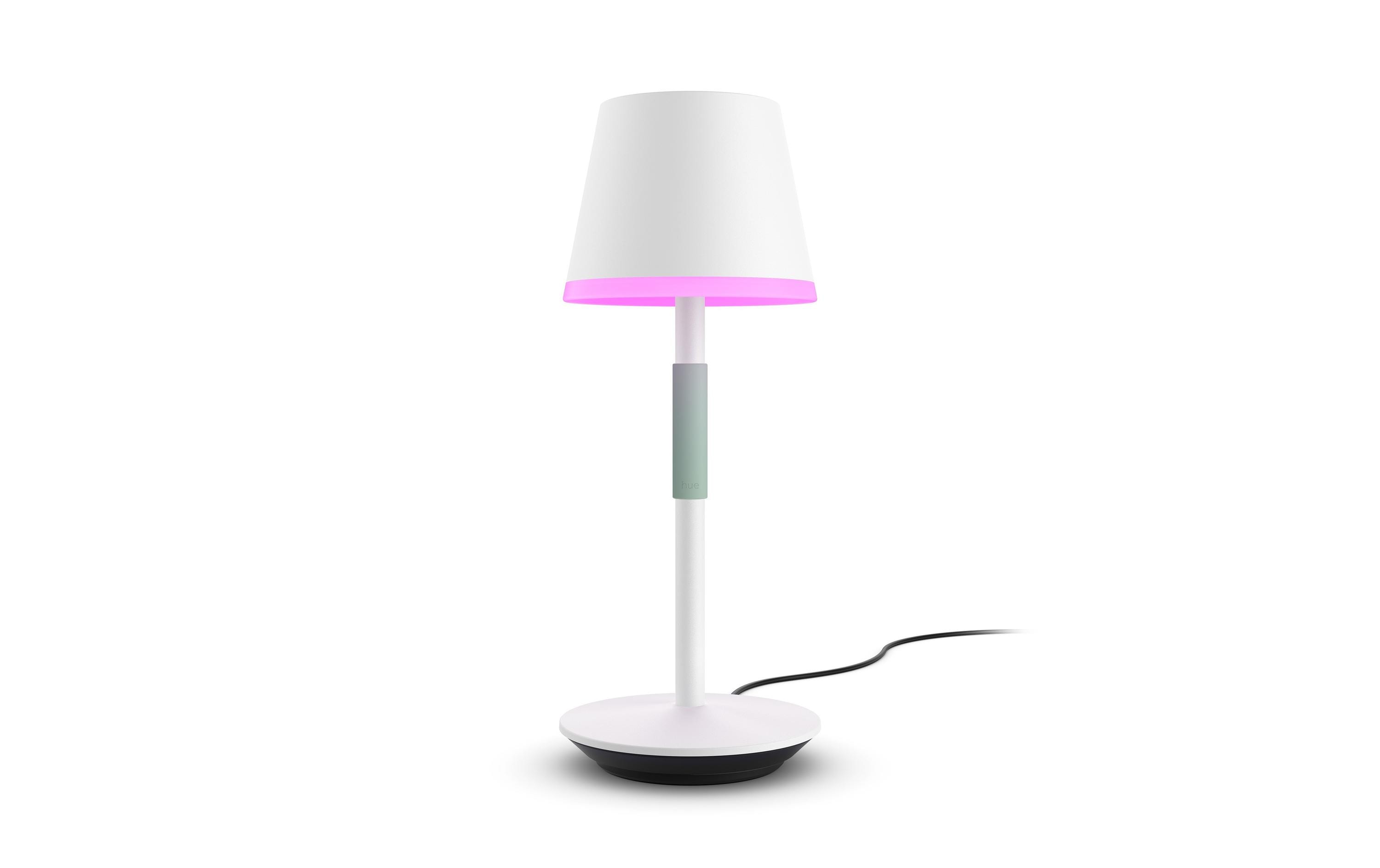 White & Col. Amb. Go Tragbare Tischleuchte weiss 370 lm<br>Tragbare intelligente Tischleuchte für den Aussenbereich (IP54)