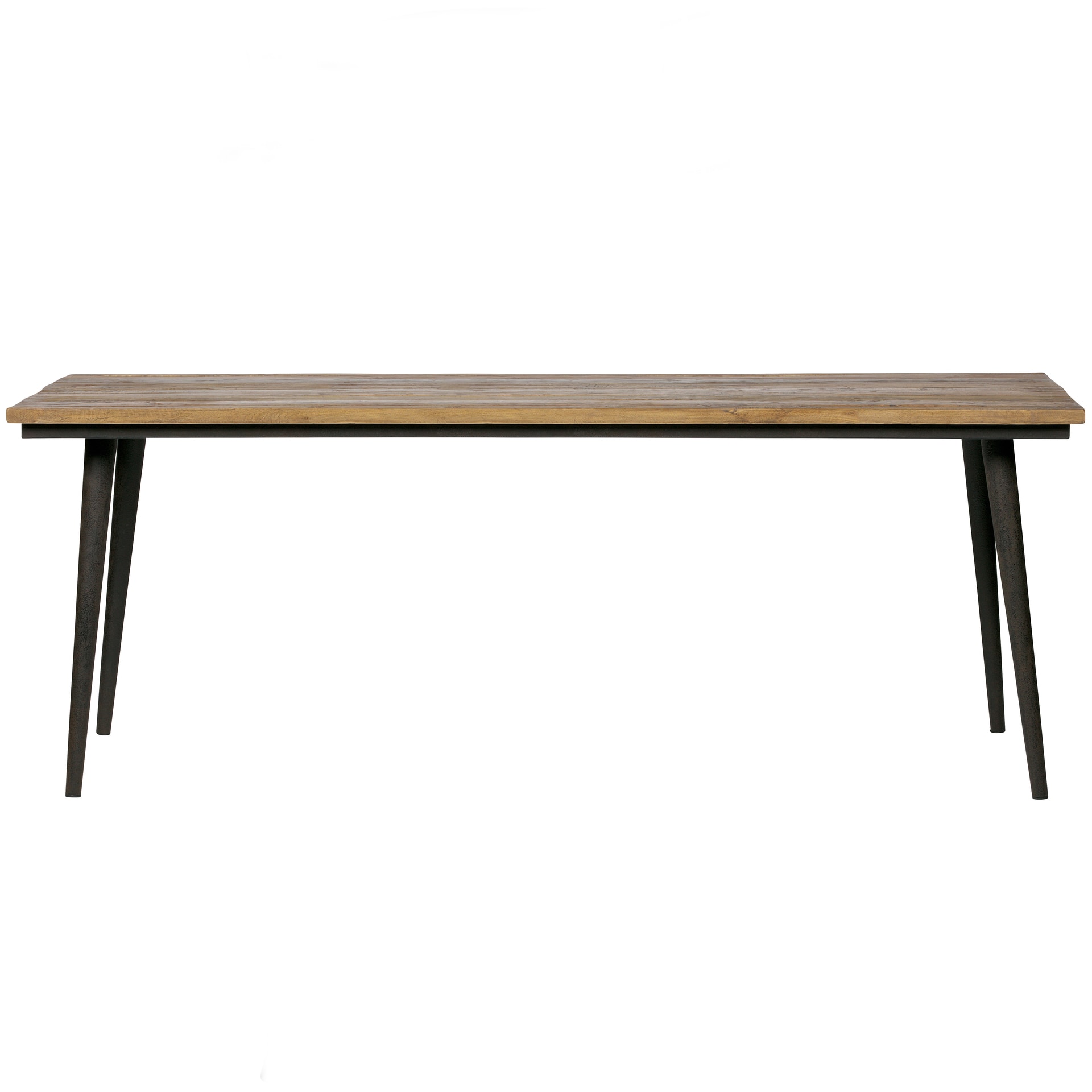 Esstisch GUILD 220 x 90 cm Ulmenholz/schwarz
