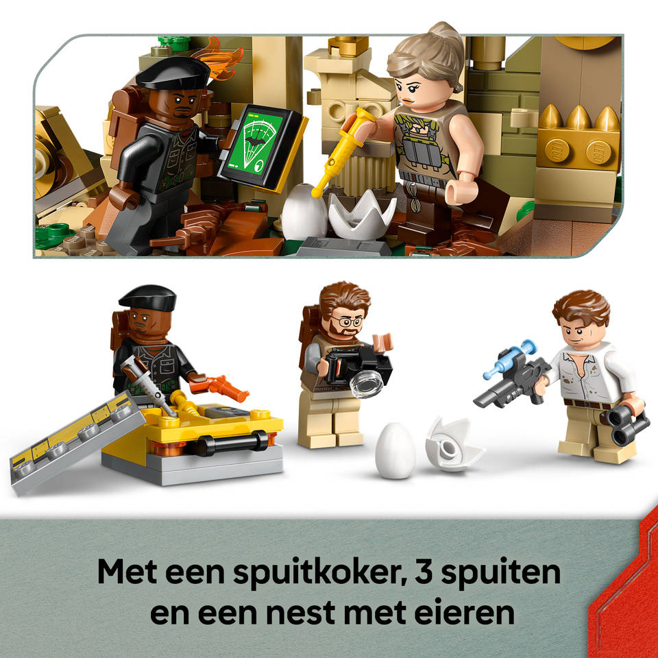 LEGO Jurassic World Spinosaurus en Quetzalcoatlus luchtmissie 76976