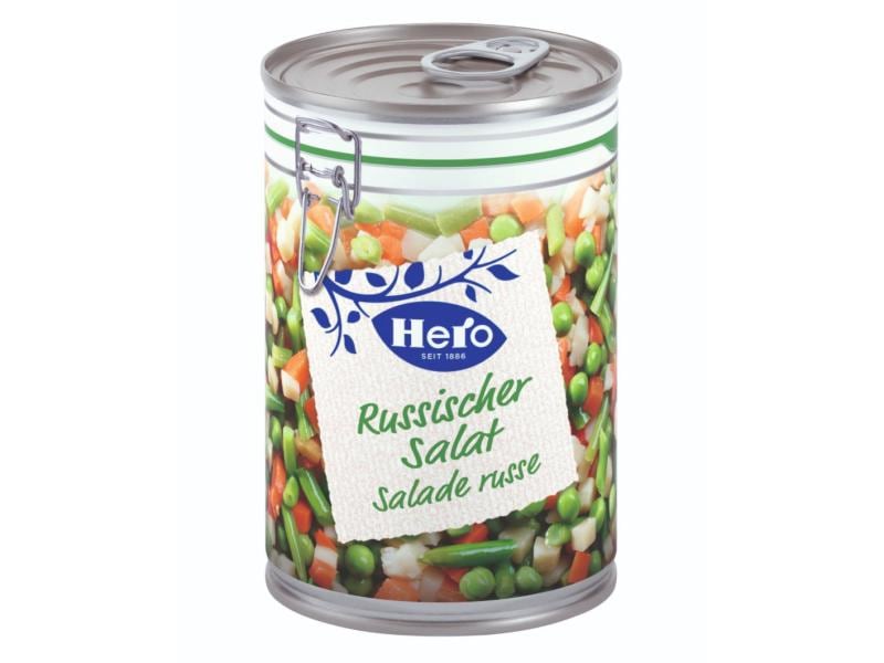 Hero Dose Russischer Salat 420 g Salat aus Karotten, Kartoffeln, Bohnen und Erbsen
