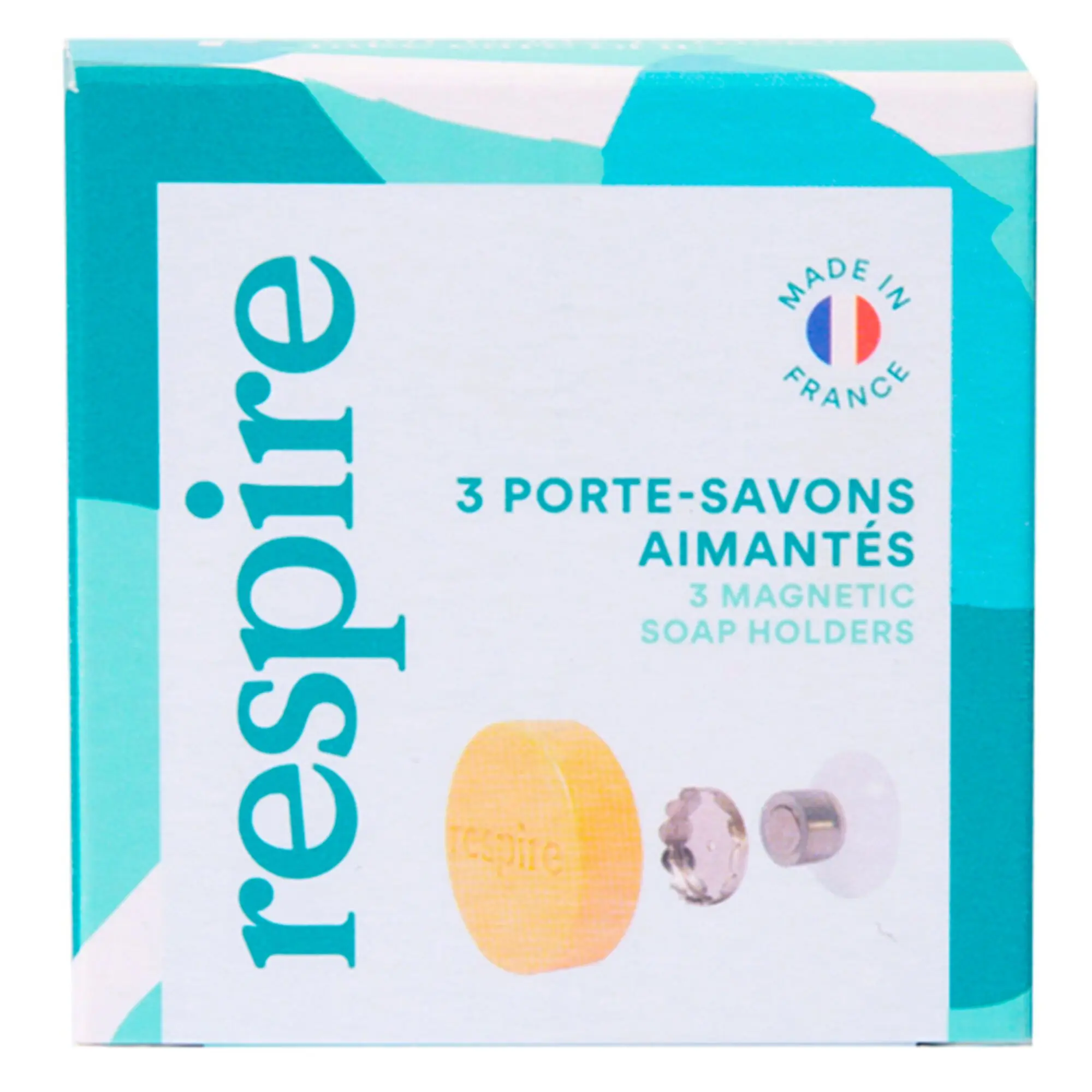 Respire - Porte-savon aimanté 3 Unités- Corps