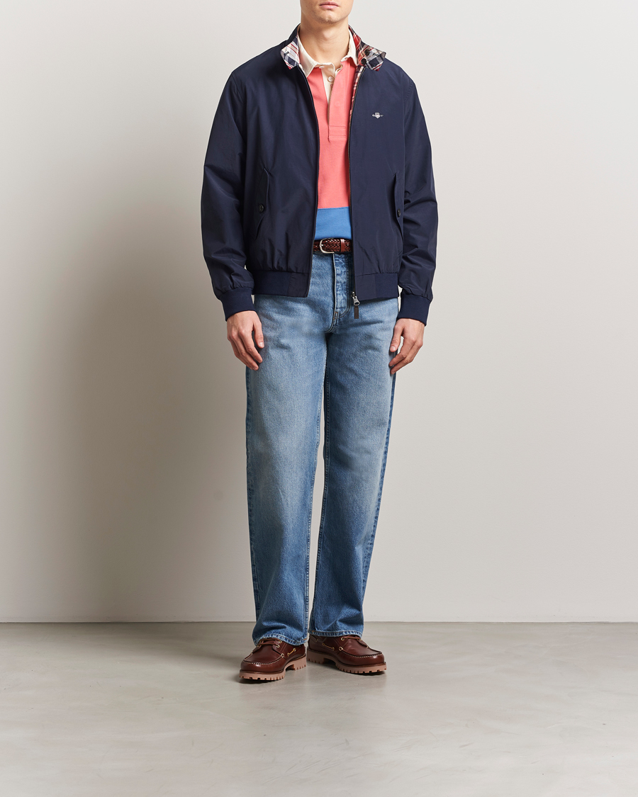 GANT Reversible Harrington Jacket Classic Blue