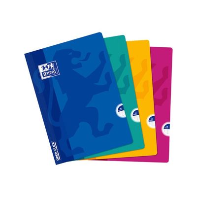 Oxford Openflex - Cahier polypro A4 (21x29,7 cm) - 48 pages - grands carreaux (Seyes) - disponible dans différentes couleurs