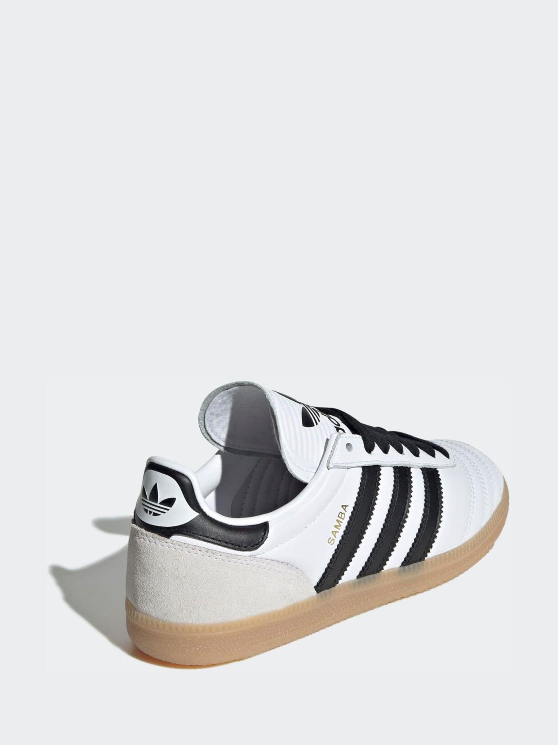 Wit/zwart - adidas Originals Samba JP Junior Trainers