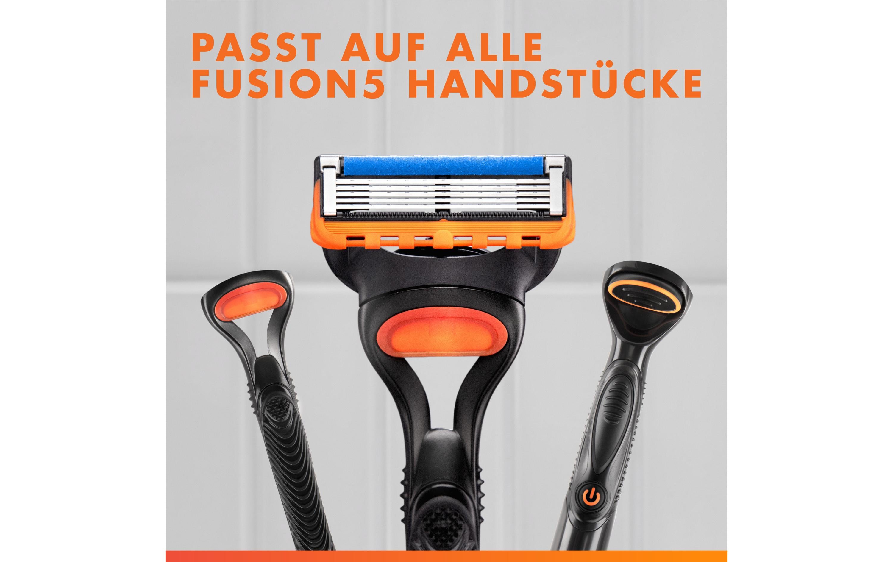 Rasierklingen Fusion5 12 StückErsatzklingen mit grösserem Gleitstreifen für ein sanftes Gleiten und 5 Klingen
