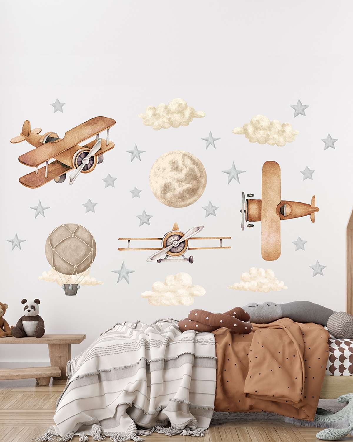 Wallstickers Fly – ØKO Veggklistremerker Barnerom – 26 pk