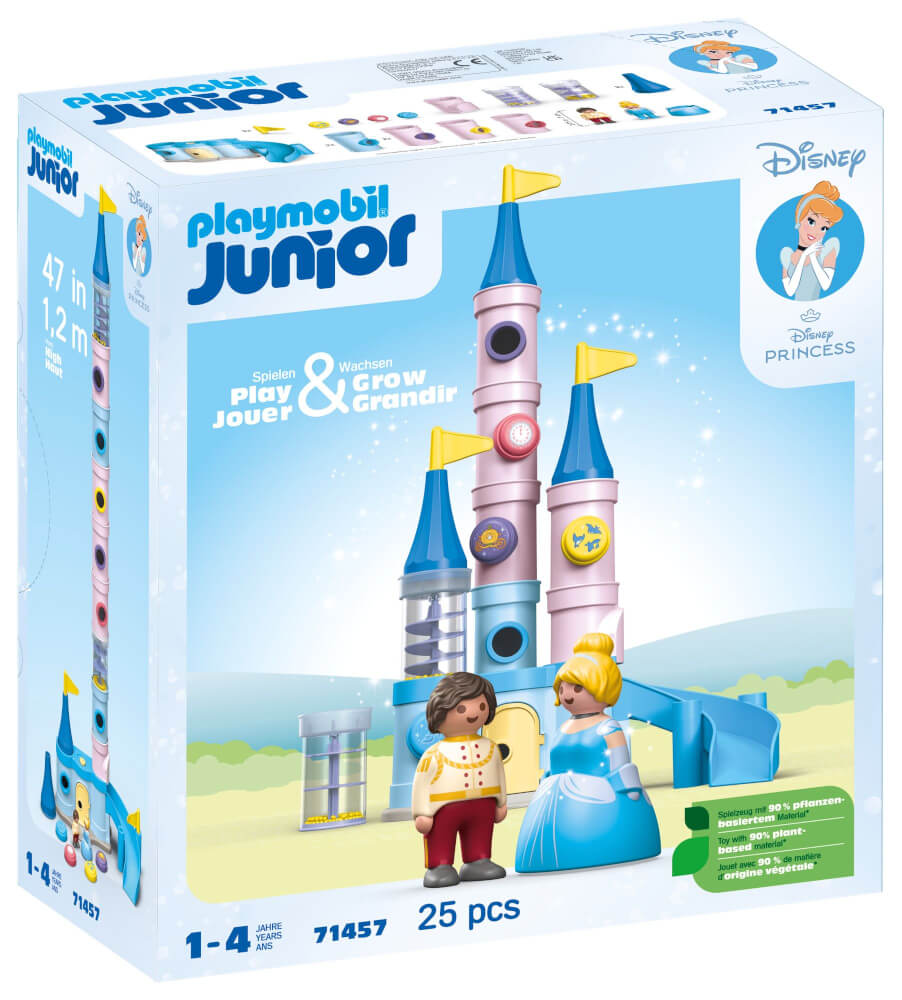 PLAYMOBIL 71457 1.2.3 & Disney: Cinderellas Schloss