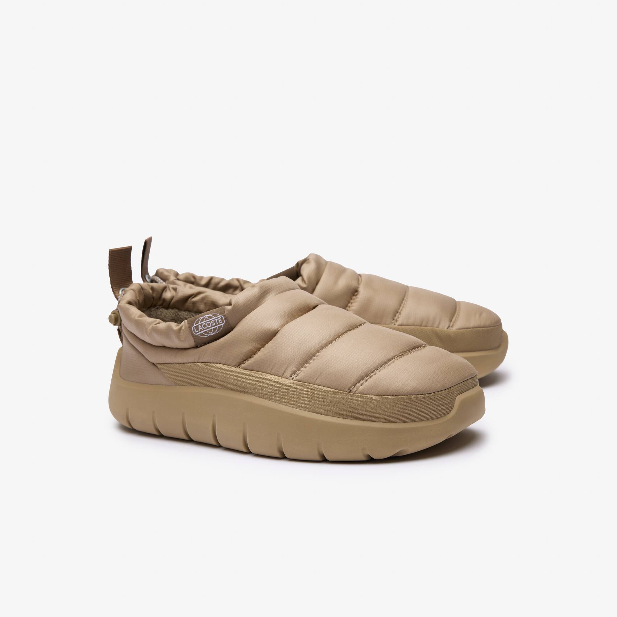 Herren Serve Slipper aus Nylon Flip-Flops & Sandalen - Braun - Lacoste - Herren