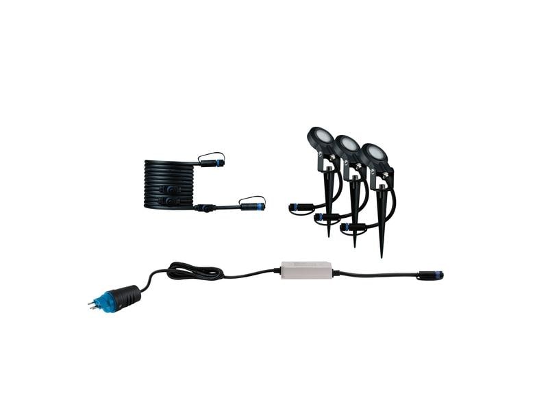 Paulmann Gartenspot Plug & Shine Sting 100° 3000 K, Basisse Setzen Sie Lichtakzente im Garten