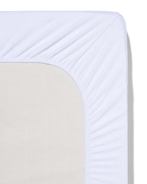 drap-housse enfant molleton imperméable 70x150 blanc