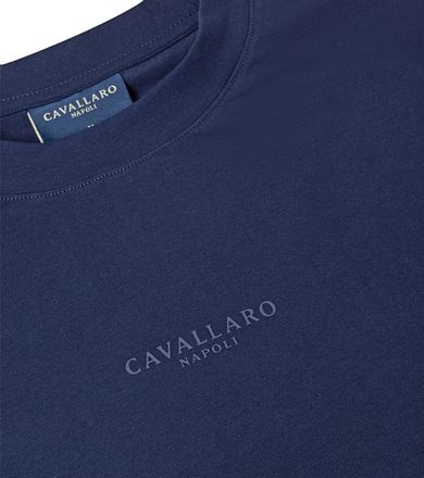 Cavallaro Darione T-Shirt Logo Navy 117245015-699000 kopen