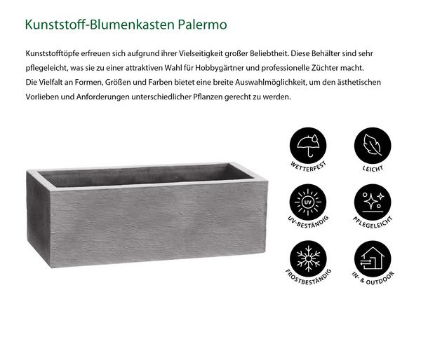 Dehner Kunststoff-Blumenkasten Palermo, ca.