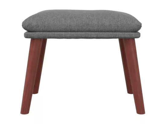 Repose-pied Gris clair 45x29,5x35 cm Tissu