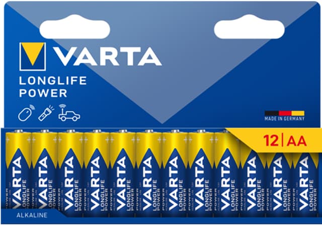 Varta Longlife Power AA batterier 7042370 12 pck (blue)