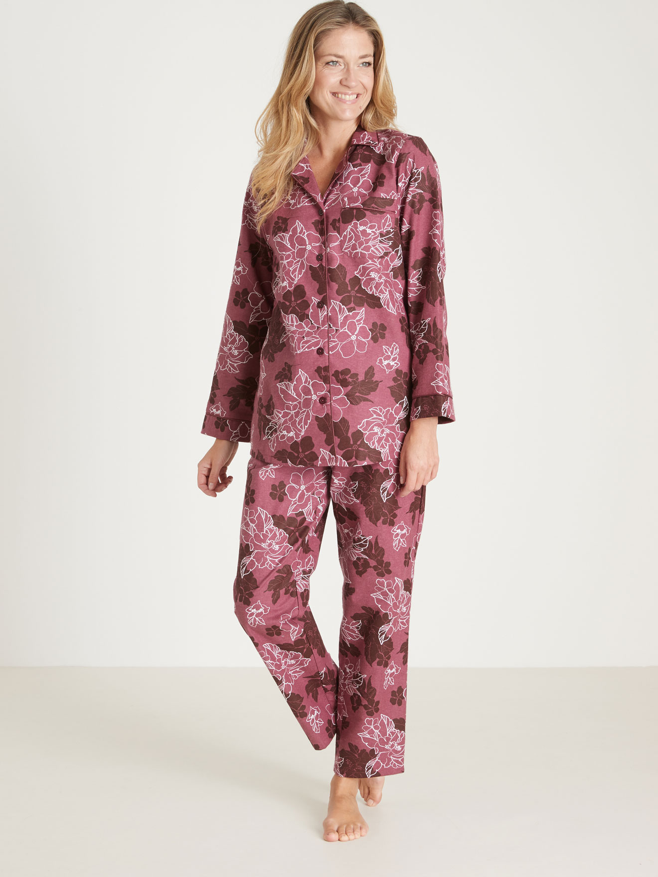 Pyjama en flanelle pur coton