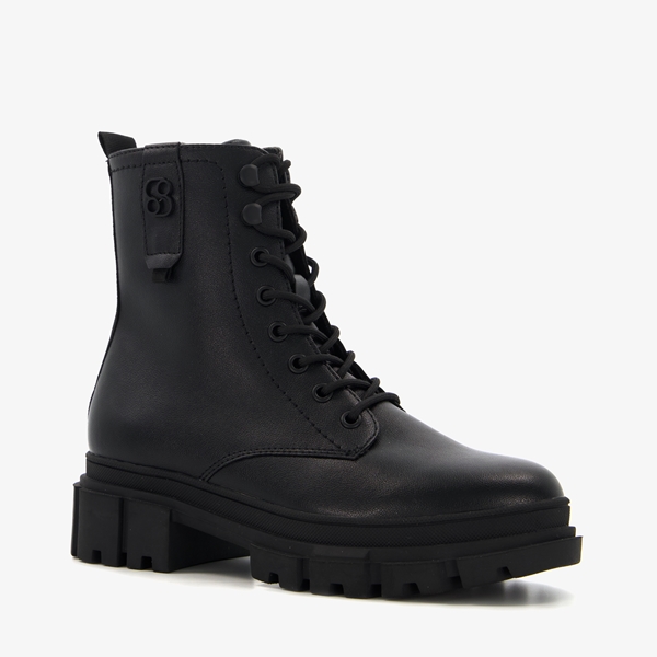 s. Oliver dames veterboots zwart