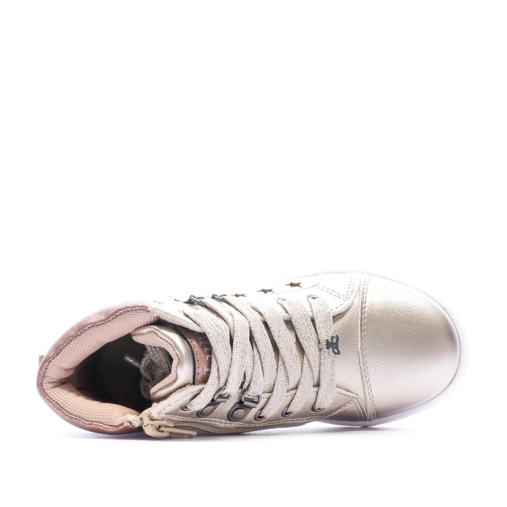 Lulu Castagnette Baskets Doré Fille Lulu Castagnette Teramo