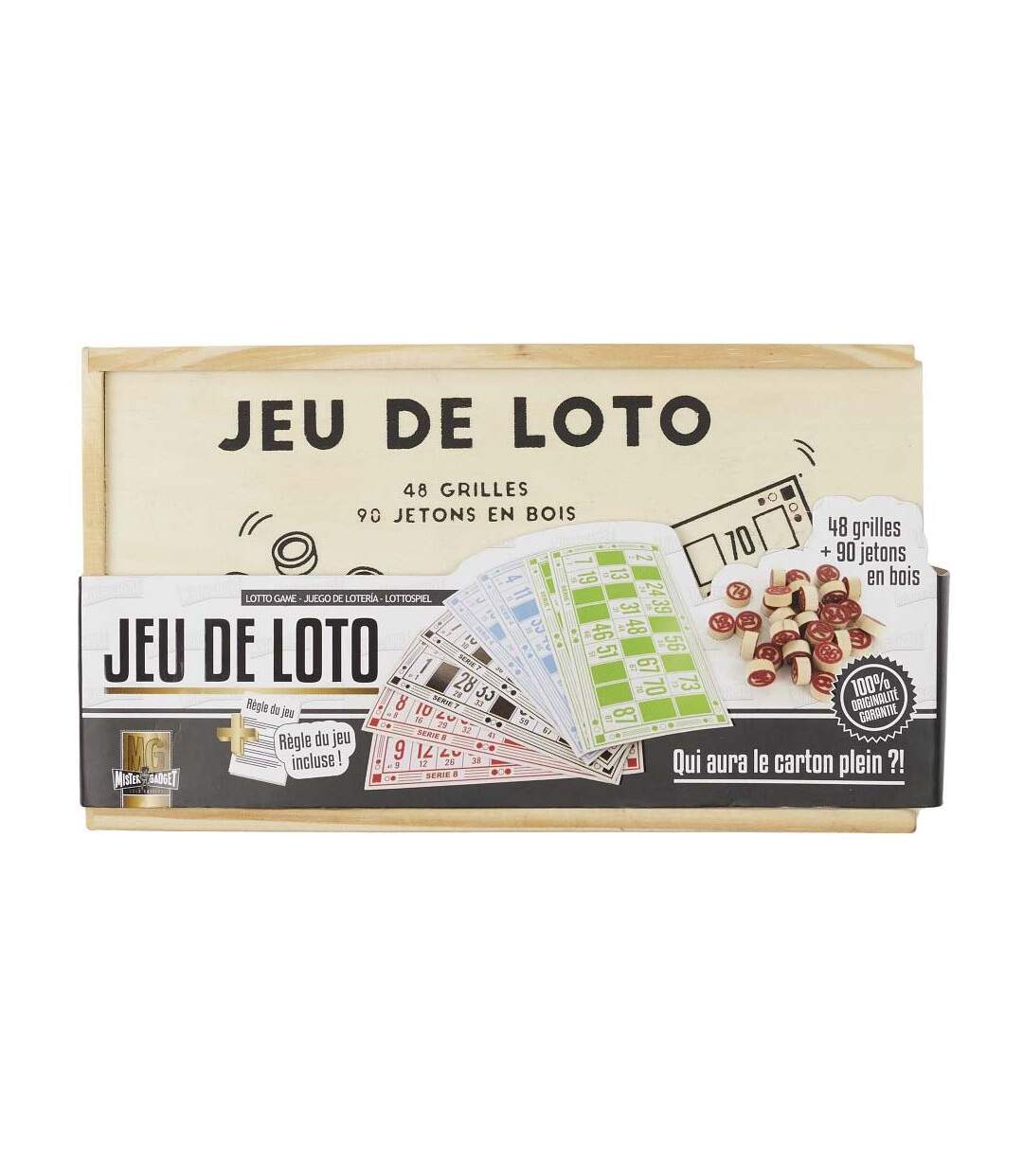 Jeu de loto 48 grilles 90 jetons