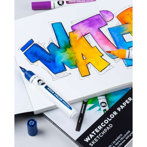MOLOTOW™ WATERCOLOR PAPER SKETCHPAD, DIN A4 QUER