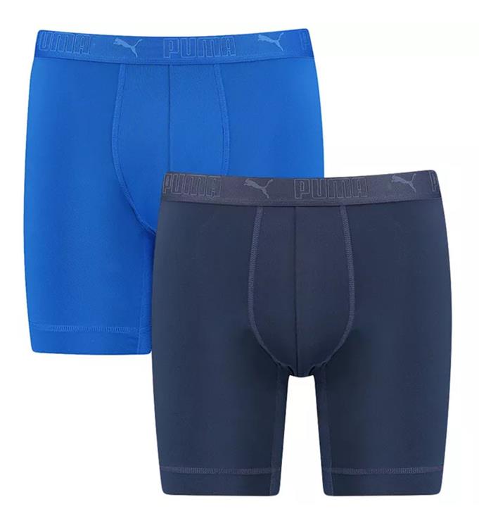 PUMA Men Sport Microfiber Long Boxer 2P
