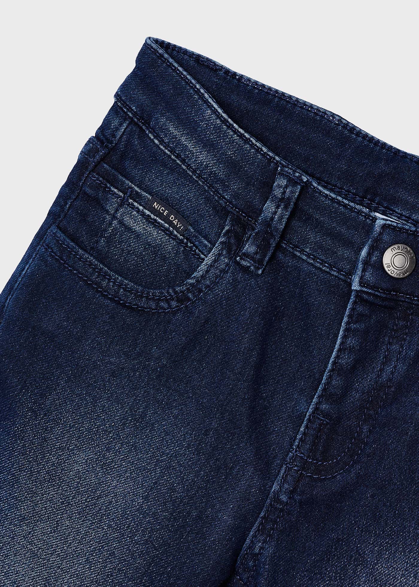 Bermuda jeans infantil Better Cotton, jeans claro.