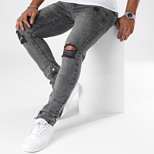 Jean Slim Gris Anthracite