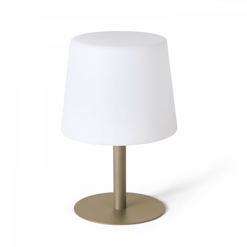 Mini lampe acier taupe
