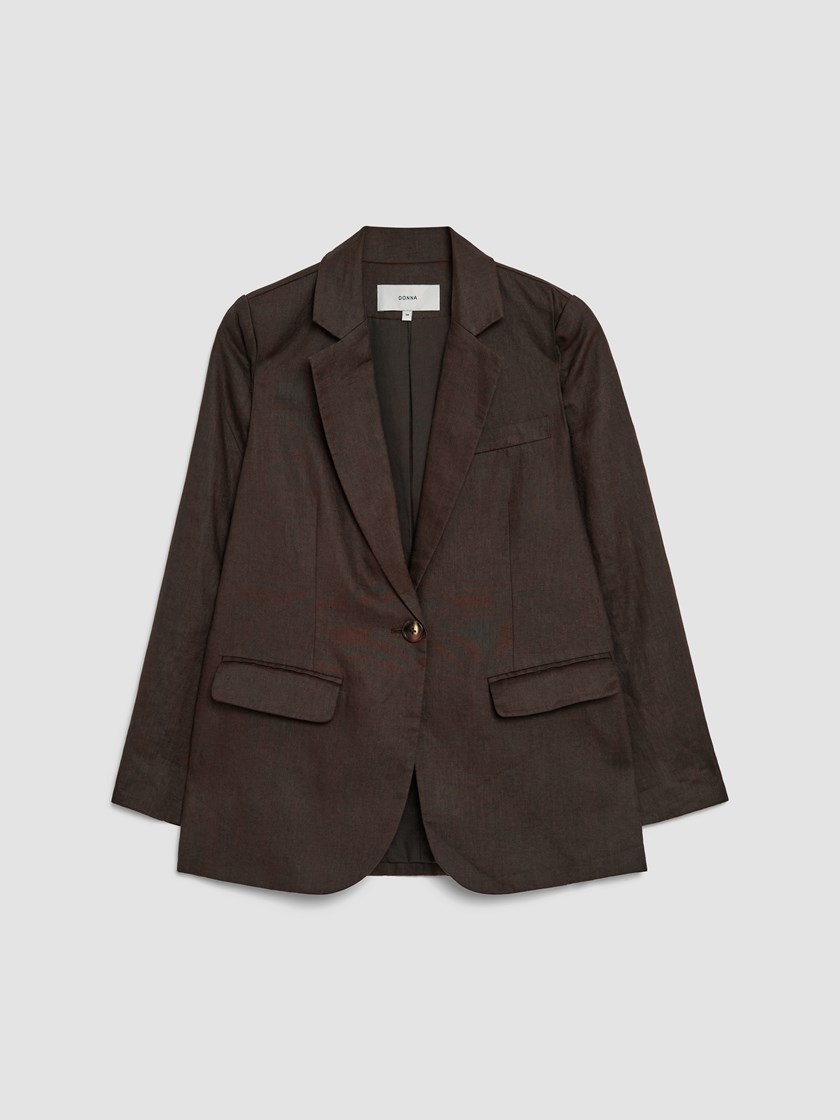 Diondra linblazer Chocolate Brown