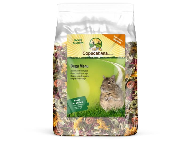 Copacabana Hauptfutter Degu Menü Supreme, 2.5 kg Alleinfuttermittel für Degus