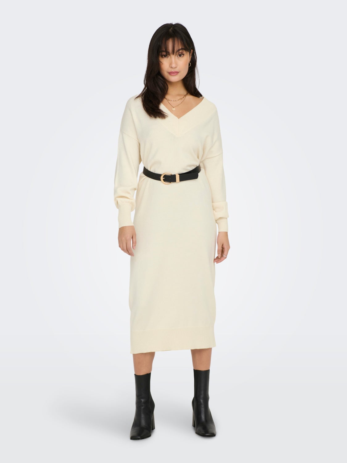 ONLFIA Kleid Whitecap Gray