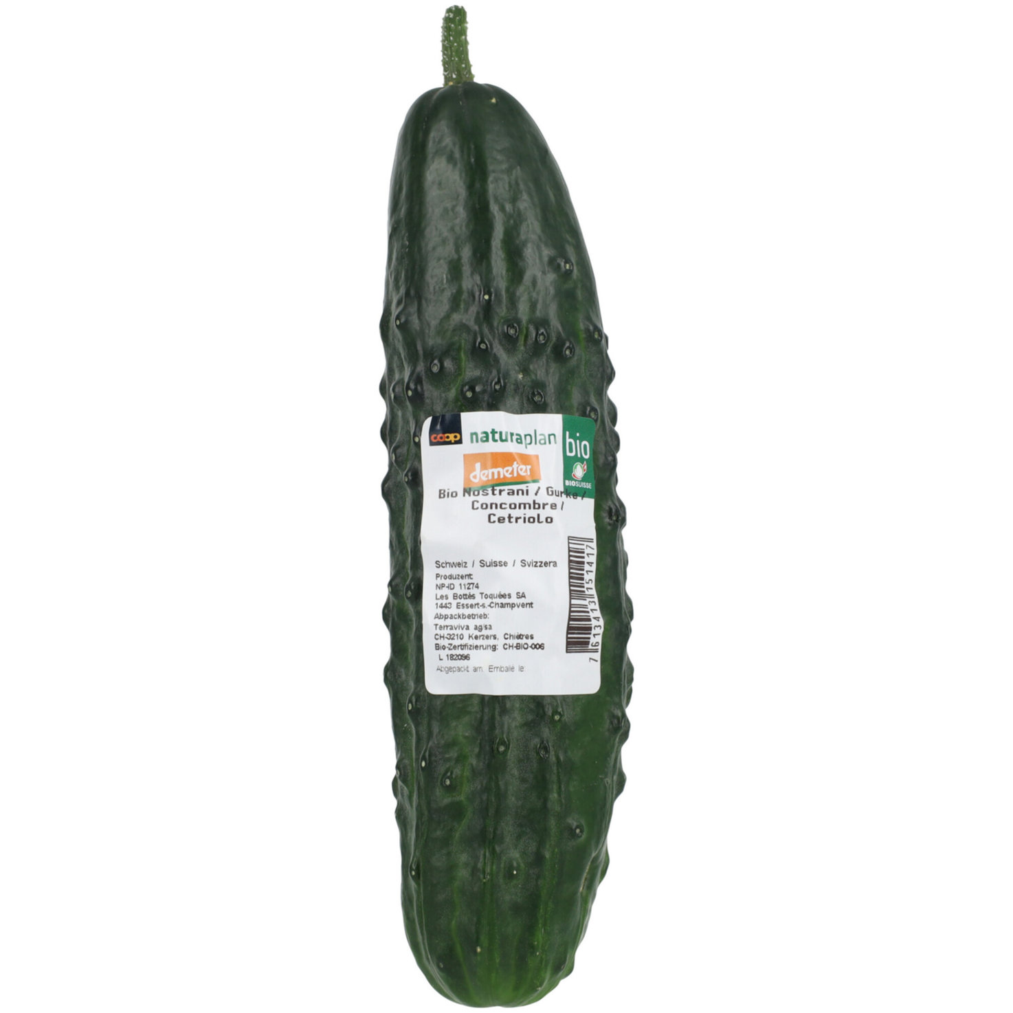 Naturaplan Demeter Bio Nostrani Gurke 1 Stück -