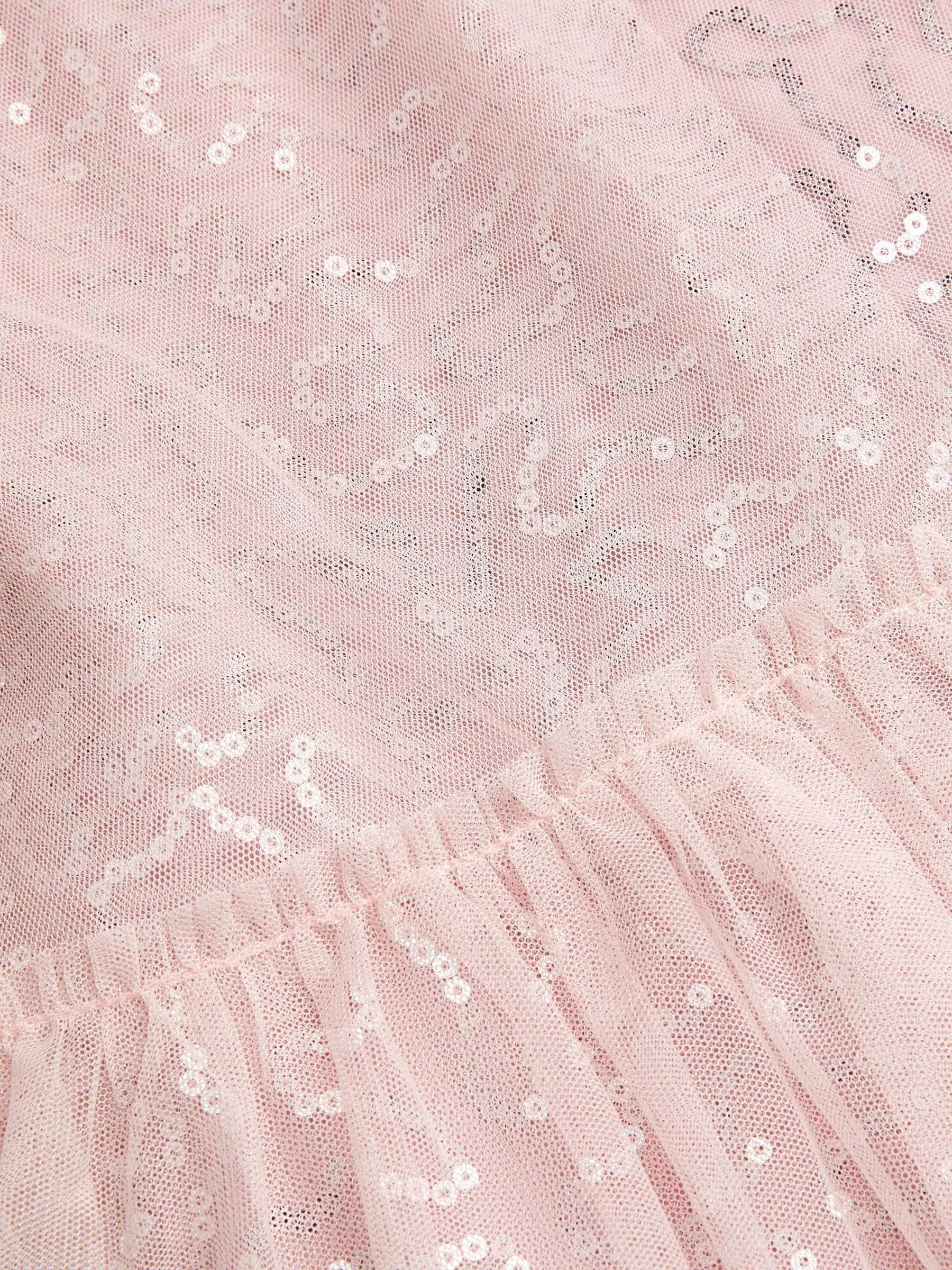 Monsoon Rosalee Sequin Tulle Swing Dress