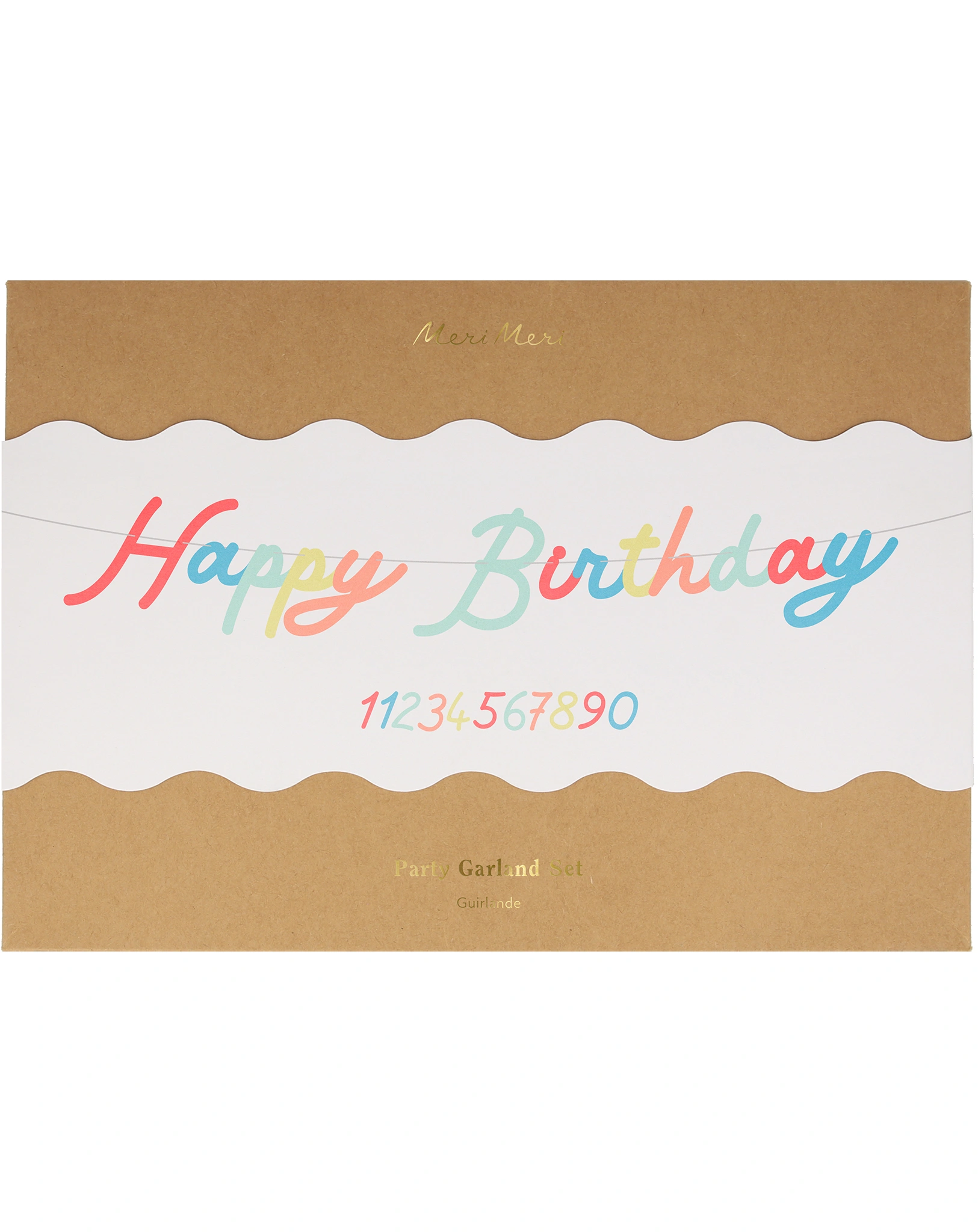 Girlande BRIGHT HAPPY BIRTHDAY SET