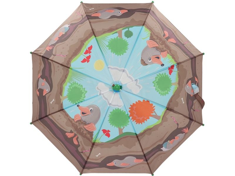 Esschert Design Schirm Maulwurf Mehrfarbig Regenschirm