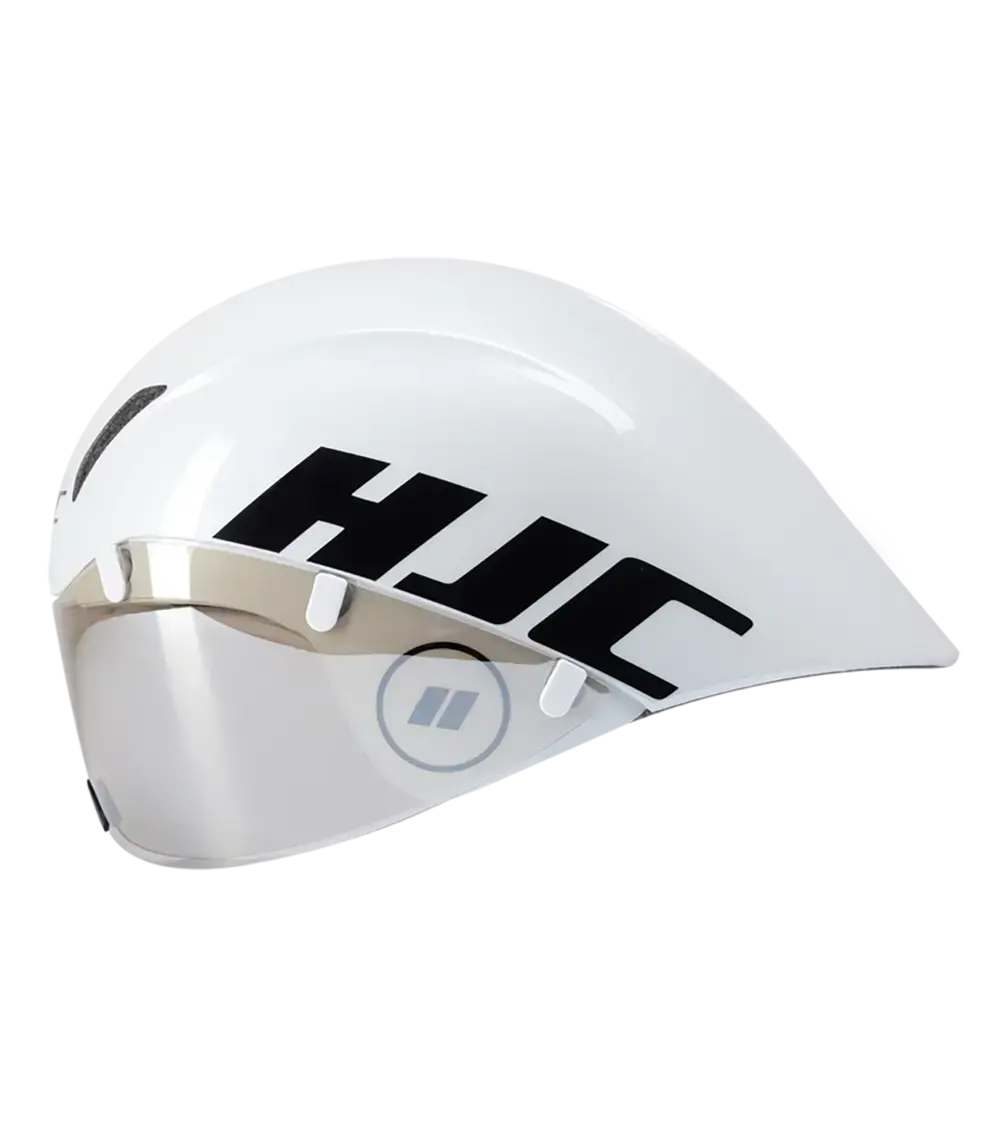 HJC TT Adwatt Triathlon Aero Fietshelm Wit