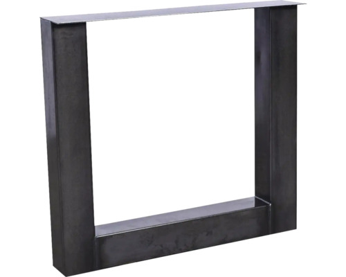 Buildify U-vormig tafelframe, ruw staal, geverfd, 1 set = 2 stuks, 720x780 mm