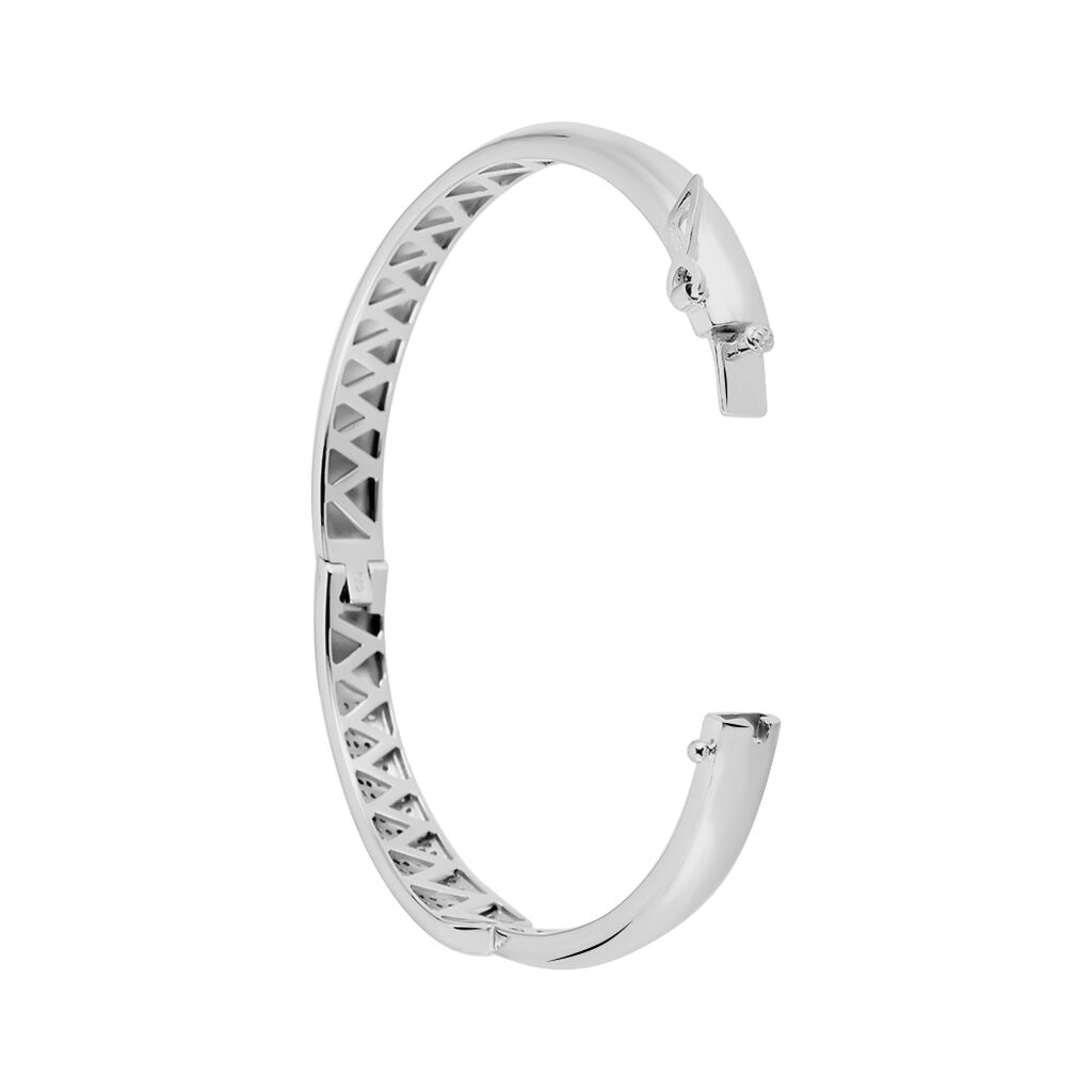 Bracelet Jonc Andie Argent Blanc Oxyde De Zirconium