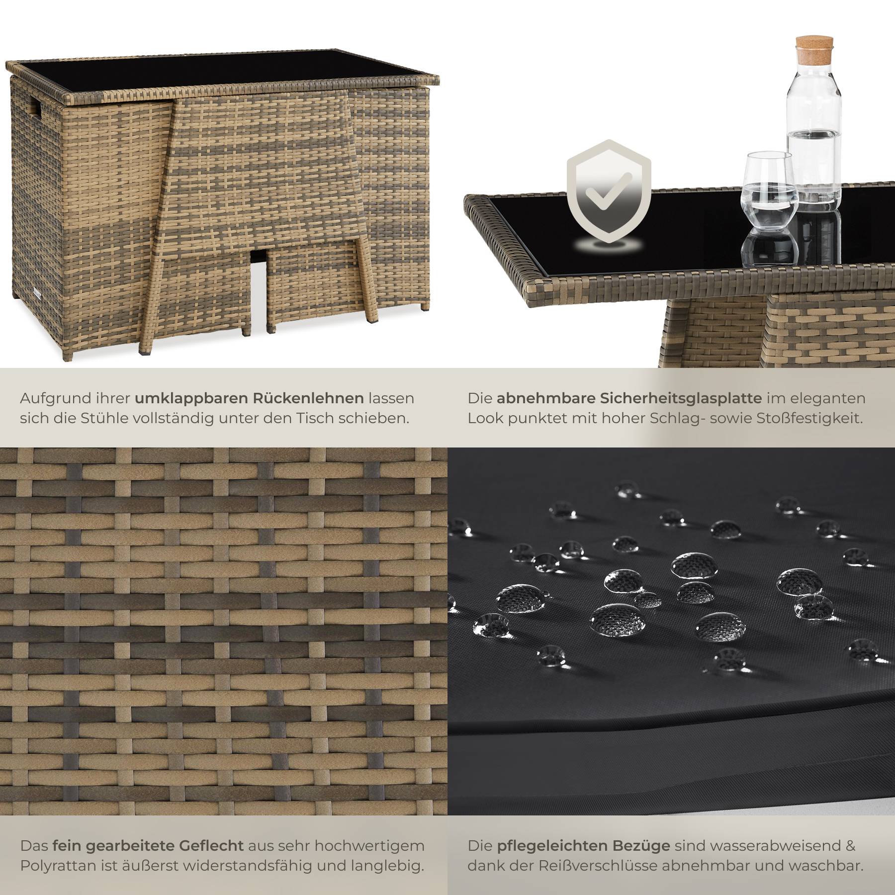 Rattan Sitzgruppe Lausanne