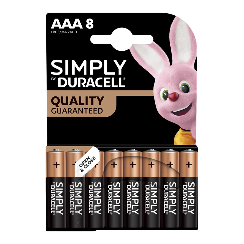 AAA-batterier 8-pk