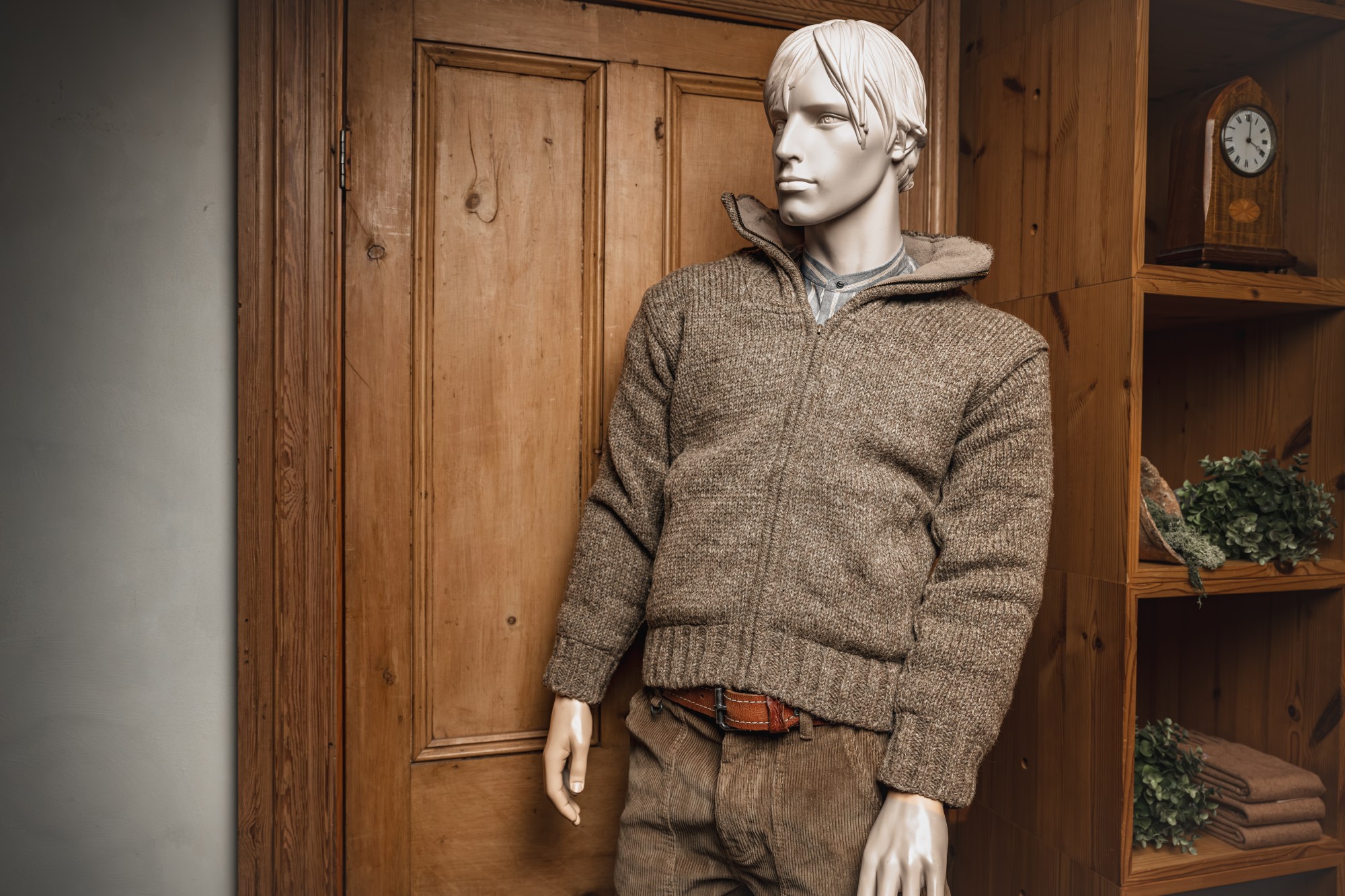 Strickjacke 'Canal', braun, in 3 Größen günstig bestellen